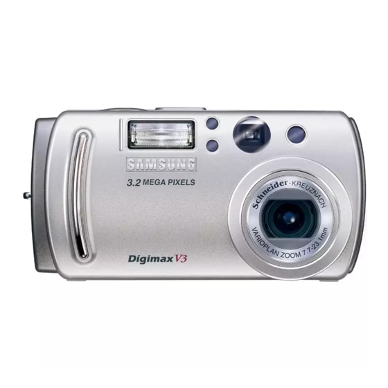 User Manuals: Samsung 3500 Digital Camera