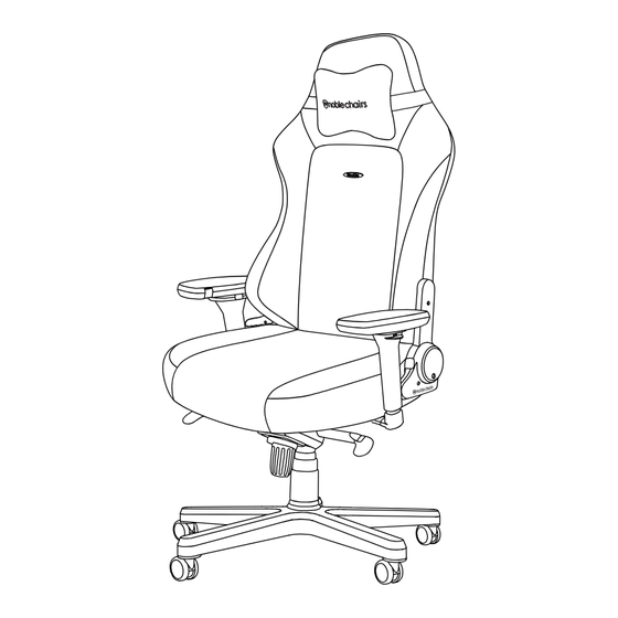 NobleChairs HERO Series Assembly Instructions Manual