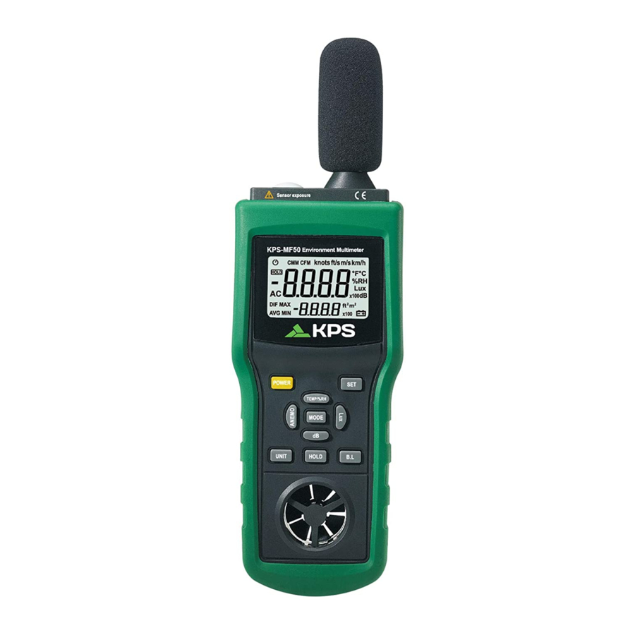 KPS MF50 Instruction Manual