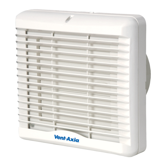 Vent-Axia LoWatt Series Installation And Wiring Instructions