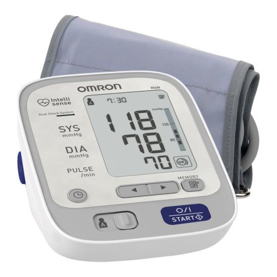 Omron M6W Instruction Manual