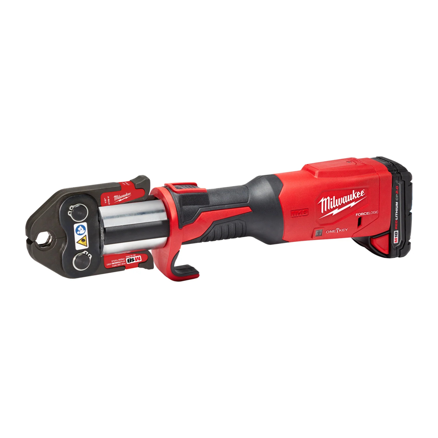 Milwaukee M18 2922-20 - PRESS TOOL Manual