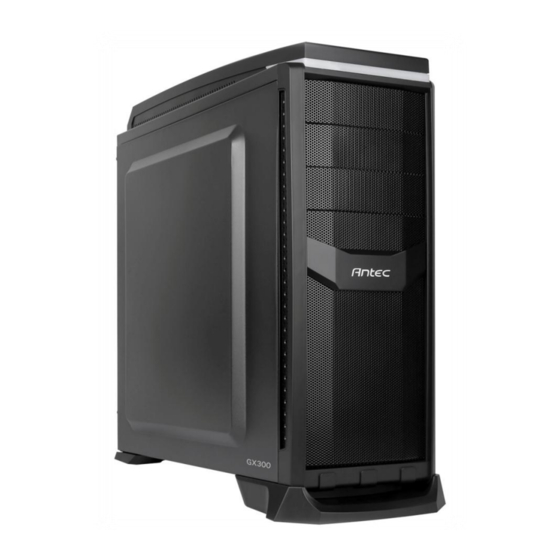 Antec GX300 User Manual
