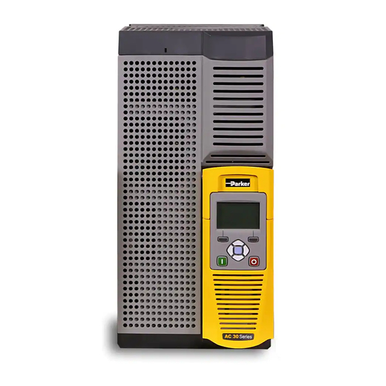 Parker AC30V Series Safety & Quickstart Booklet