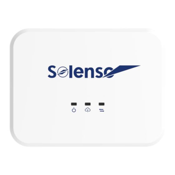 Solenso SLT Quick Installation Manual