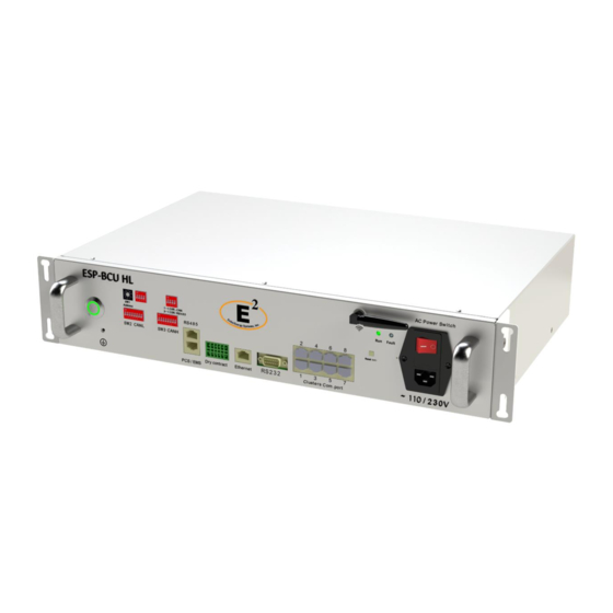 EndurEnergy Systems ESP-BCU HL User Manual