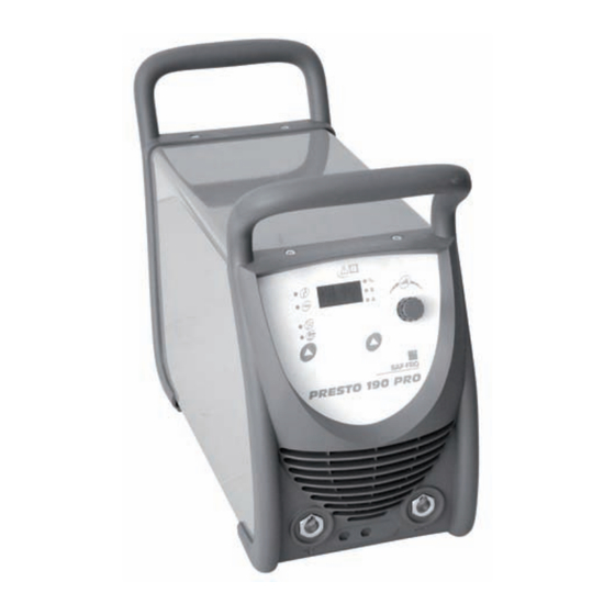 Saf-Fro PRESTO 190 PRO Safety Instruction For Use And Maintenance