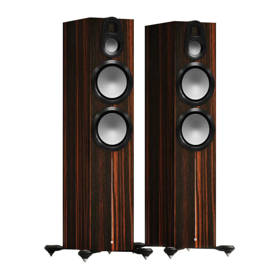 Monitor Audio Gold 6G Series, Gold 300 6G / 500 6G / 50 6G / 100 6G Manual