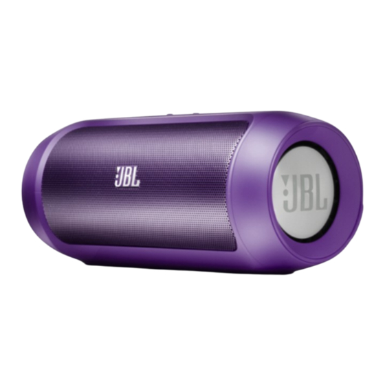 JBL Charge 2 Quick Start Manual