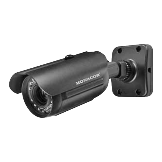 Monacor TVCCD-187HCOL Instruction Manual