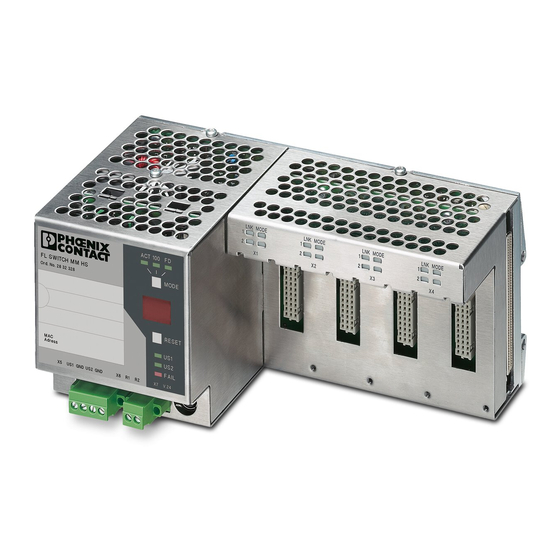 Phoenix Contact FL SWITCH MM HS UM E User Manual