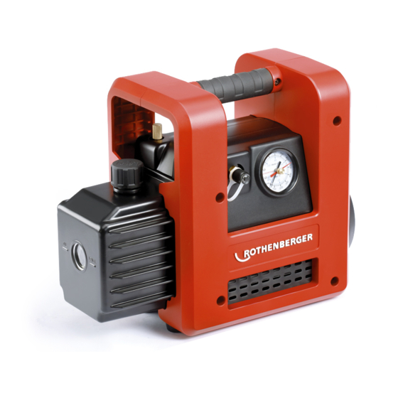 Rothenberger ROAIRVAC R32 3.0 Instructions For Use Manual