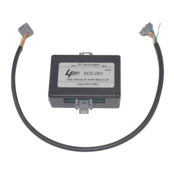 4qd SCC-001 Instruction Manual