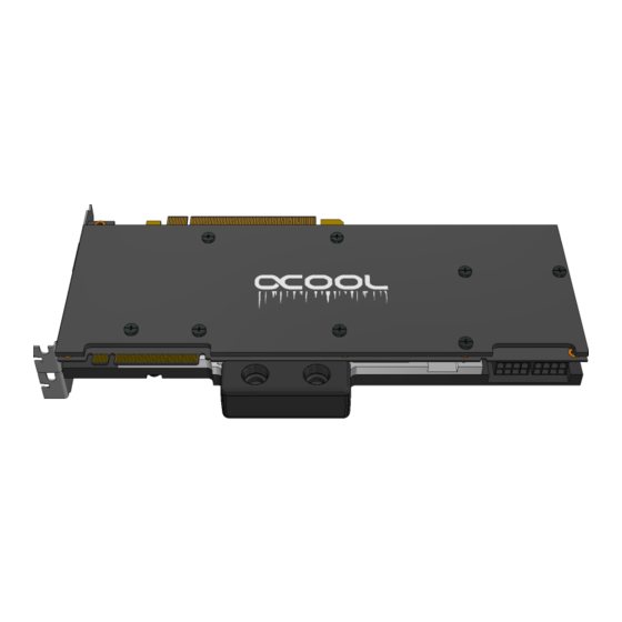 Alphacool EISBLOCK GPX-N 2080 Ti Manual