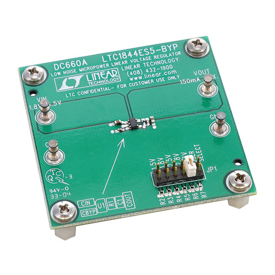 Linear Technology DC660 Quick Start Manual