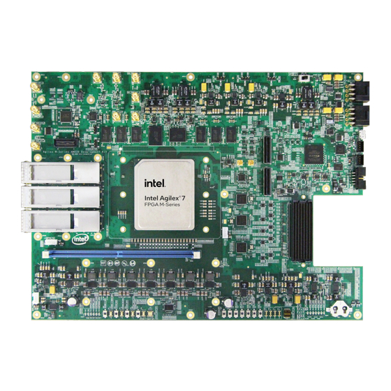 Intel altera Agilex 7 FPGA M Series User Manual