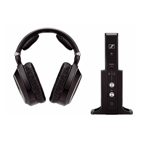 Sennheiser TR 195 Instruction Manual