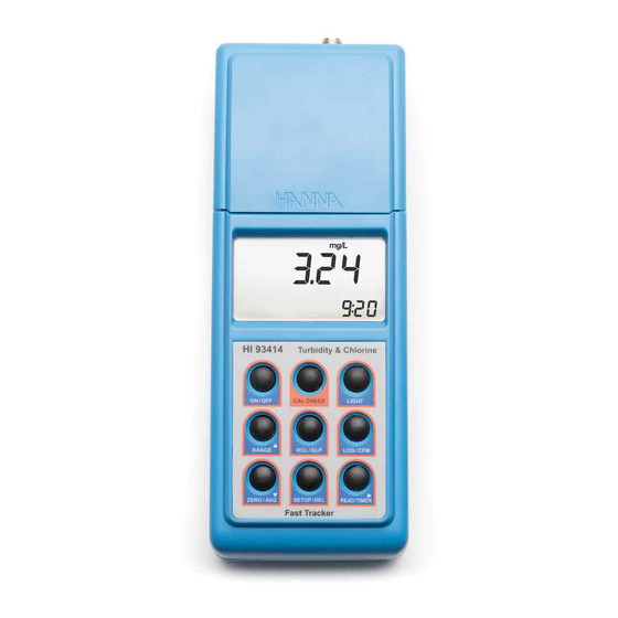 Hanna Instruments HI 93414 Instruction Manual