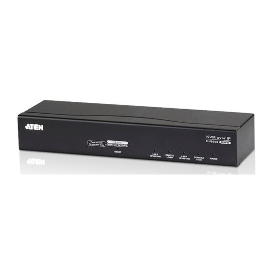 ATEN CN8600 User Manual