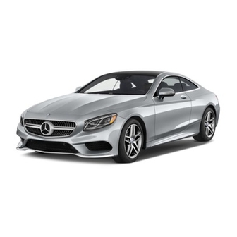 Mercedes-Benz S-Class Coupe Operator's Manual