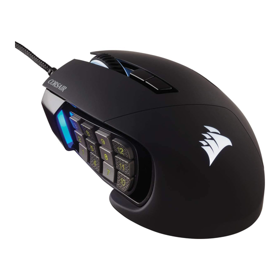 Corsair SCIMITAR RGB Quick Start Manual