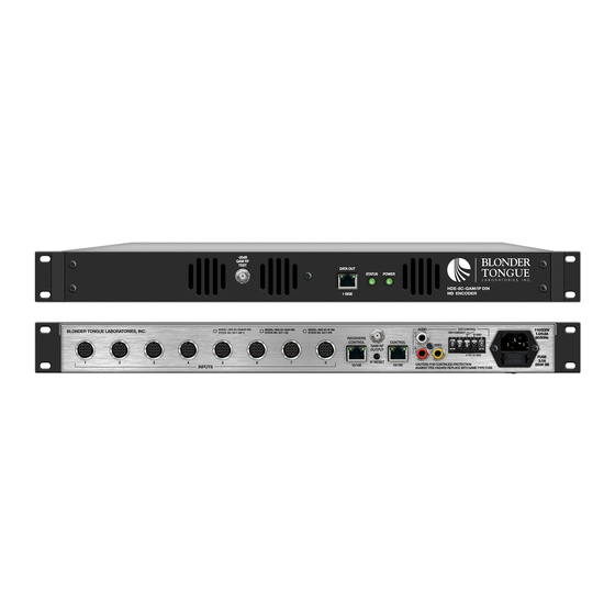 Blonder tongue HDE-8C Quick Start Manual