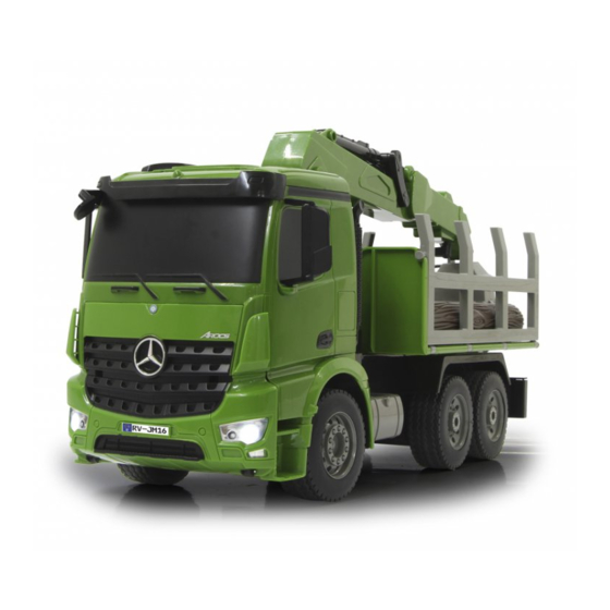 Jamara Mercedes-Benz Arocs 2,4 GHz Instruction