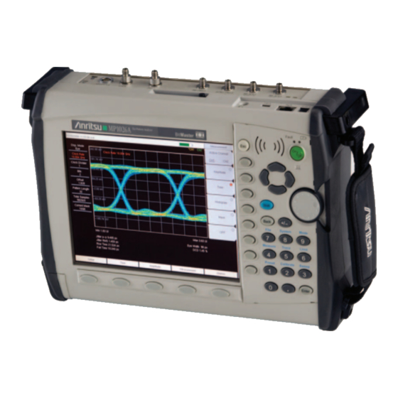 Anritsu Bit Master MP1026A Maintenance Manual