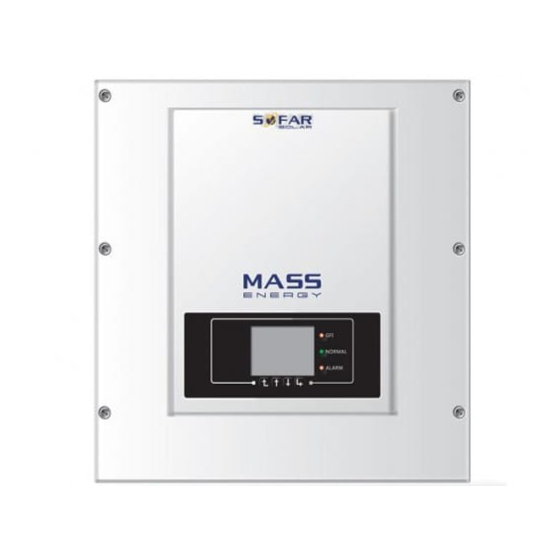 Sofar solar 3.3-12KTL-X User Manual