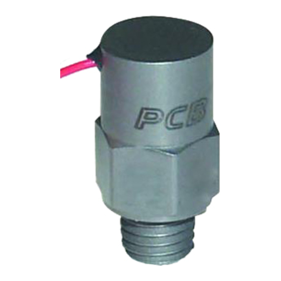 PCB Piezotronics 350B24 Installation And Operating Manual