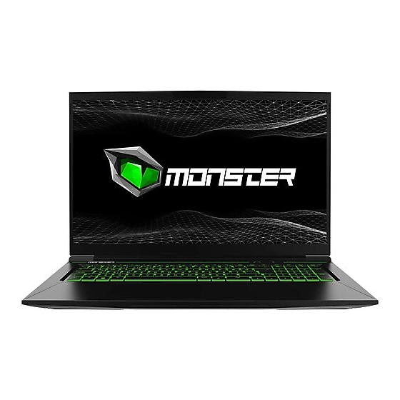 Monster TULPAR T7 V20.5 Gaming Laptop Manuals