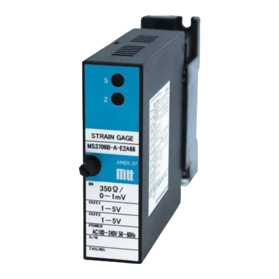 MTT MS3706 User Manual