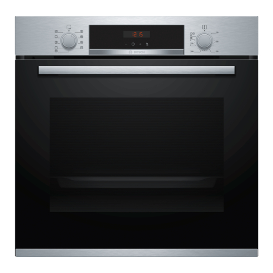 Bosch HBS573B 0B Series User Manual And Installation Instructions