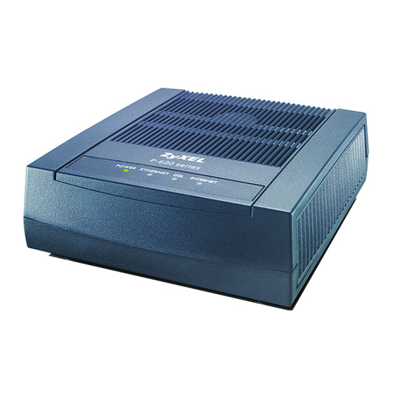 ZyXEL Communications P-660R-T1 v3s Quick Start Manual