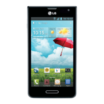 LG Optimus F3 Start Manual