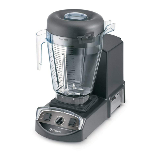 Vitamix  XL Use And Care Manual