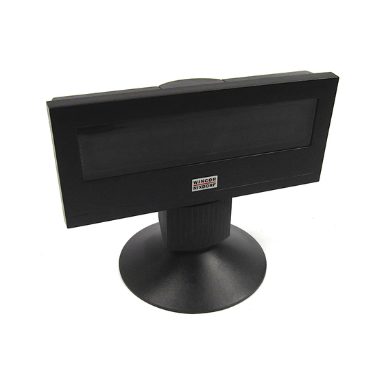 User Manuals: Wincor Nixdorf BA63 Touch Terminlas