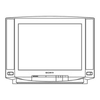 Sony TRINITRON KV-21M5D Service Manual