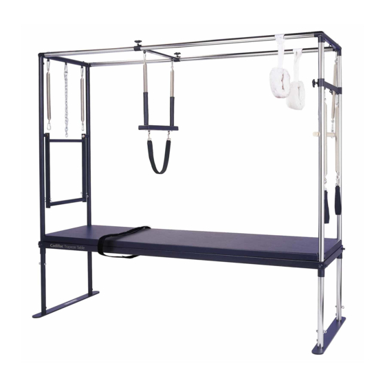 STOTT PILATES CADILLAC/TRAPEZE TABLE Owner's Manual