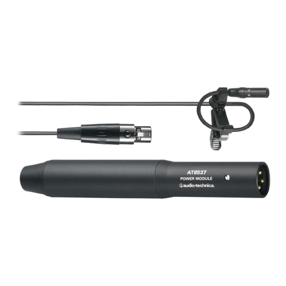 Audio Technica Broadcast & Production AT898 User Manual