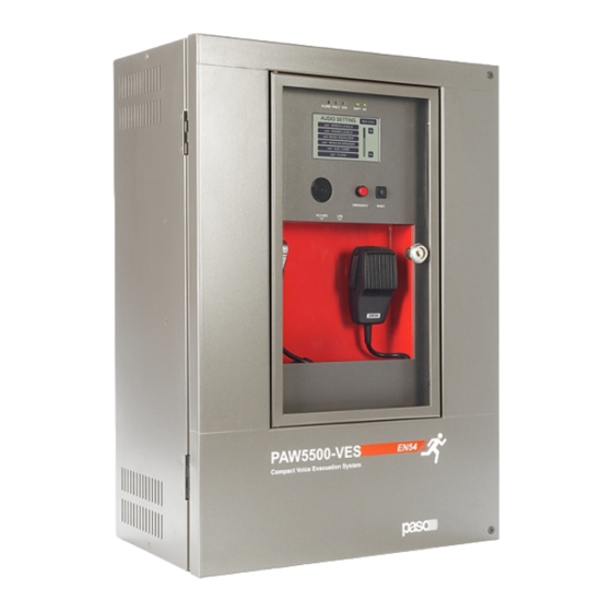 Paso PAW5500-VES Quick Start Manual