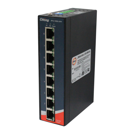 ORiNG IPS-1080-24V Quick Installation Manual