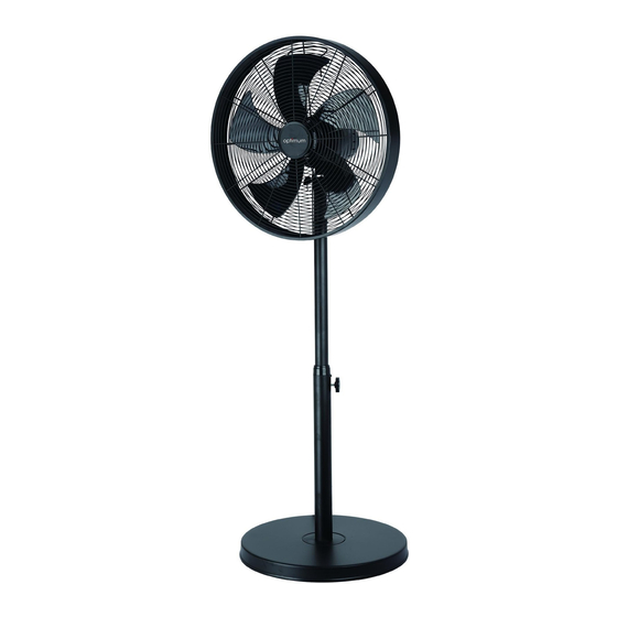 User Manuals: Optimum WT-2741 Portable Fan