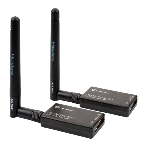Holybro SiK Telemetry Radio V3 Quick Start Manual
