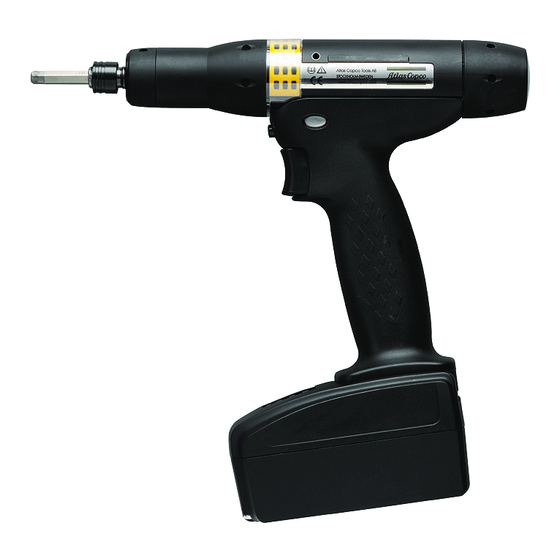 Atlas Copco ETP STB33-12-10-B Nutrunner Manuals