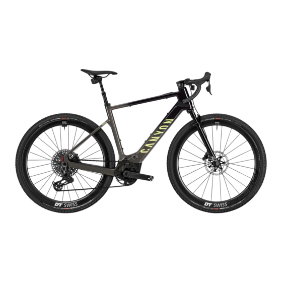 Canyon GRIZL:ON R112 Quick Start Manual