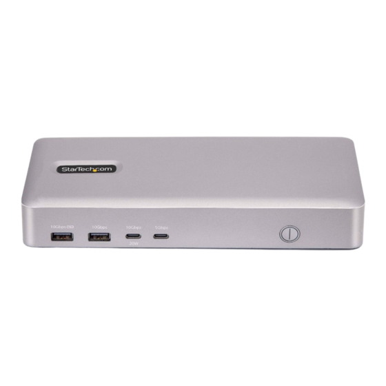 StarTech.com 155NA-USB4-DOCK Quick Start Manual