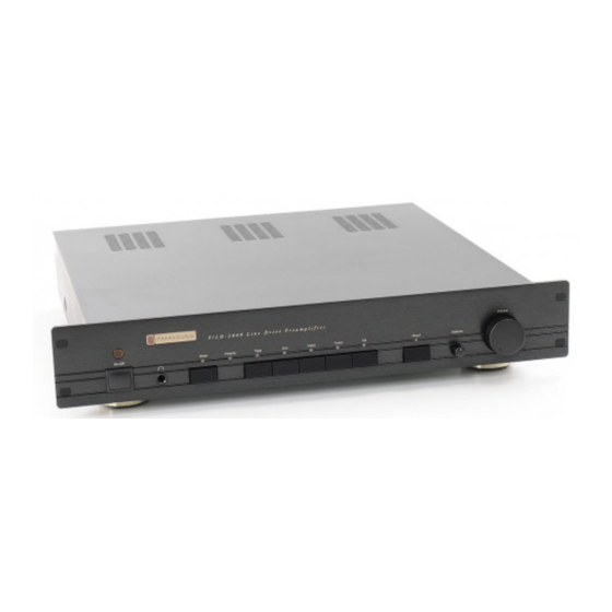 Parasound P/LD-2000 Owner's Manual