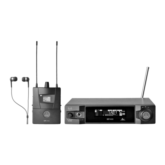 AKG IVM4500 IEM User Instructions