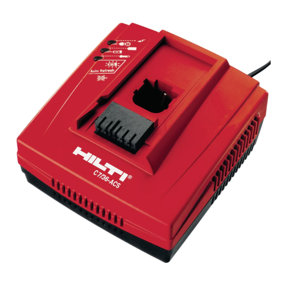 Hilti C 7/24 Operating Instructions Manual